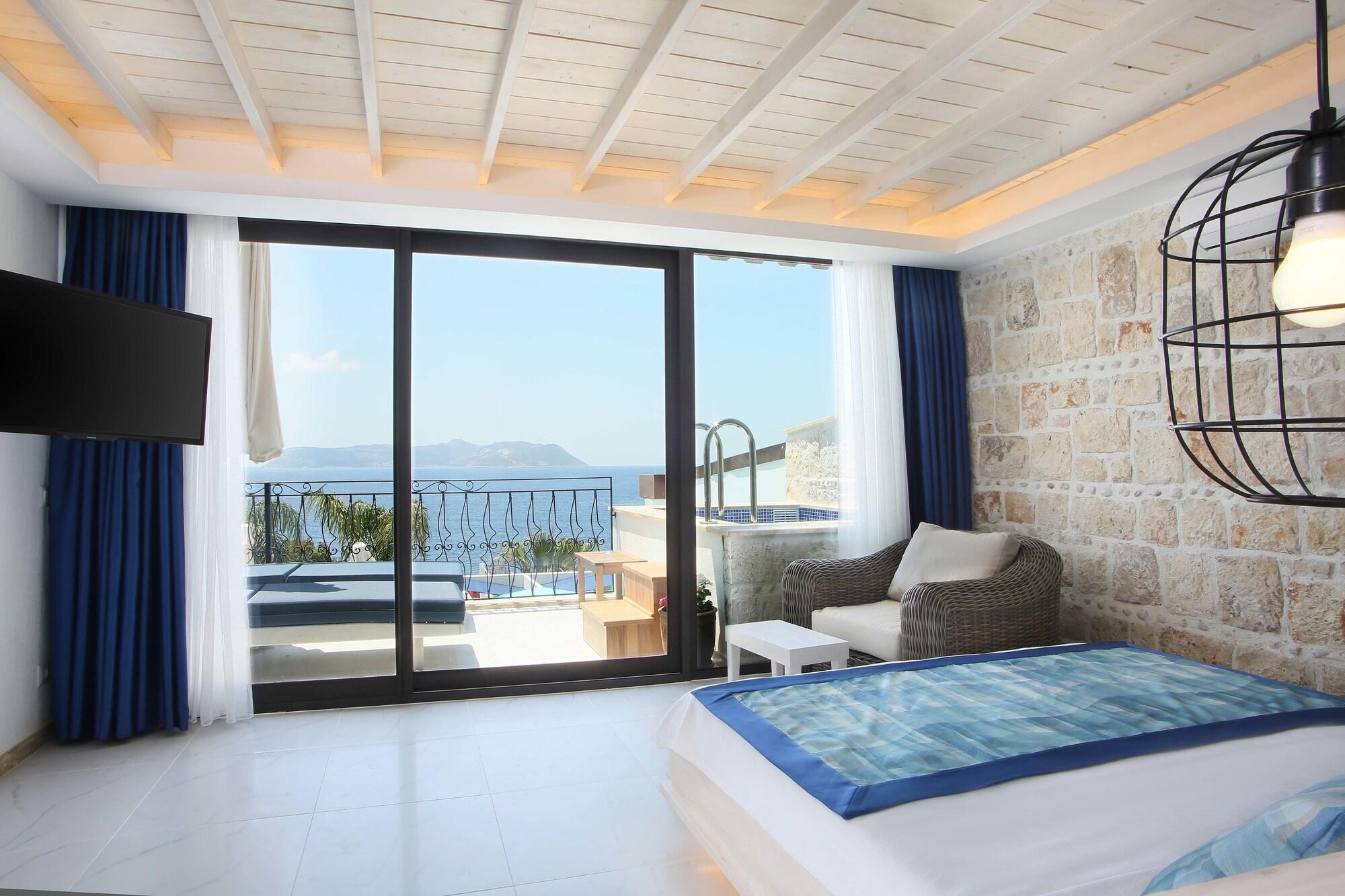 Nur Beach Hotel Kaş Exteriör bild