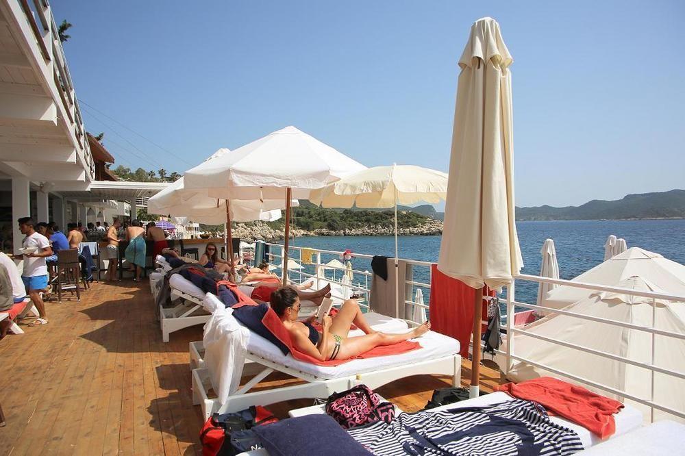 Nur Beach Hotel Kaş Exteriör bild
