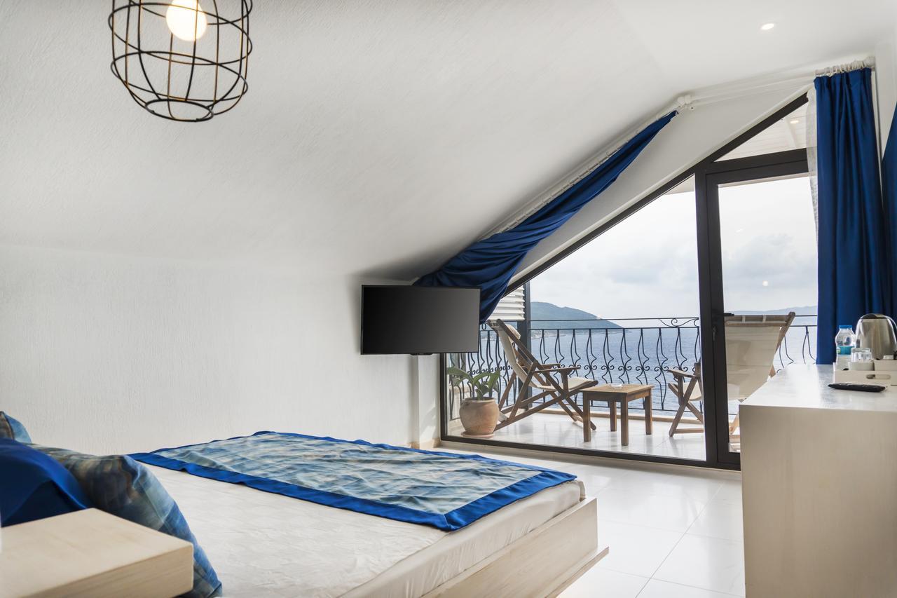 Nur Beach Hotel Kaş Exteriör bild