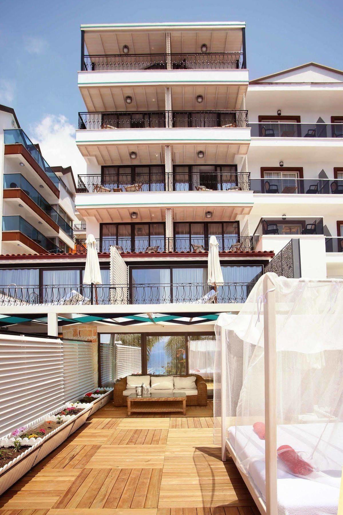 Nur Beach Hotel Kaş Exteriör bild